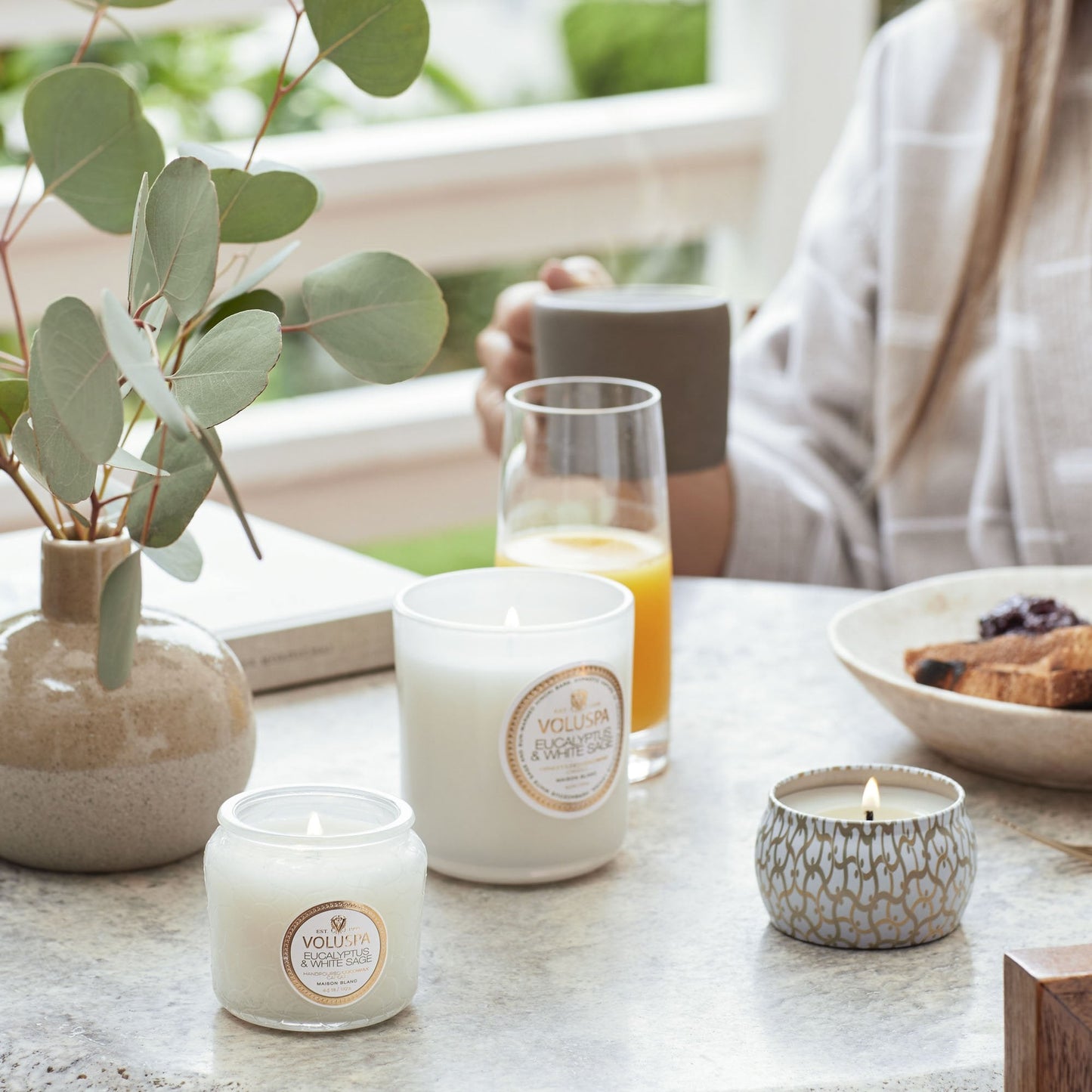 Eucalyptus & White Sage - Mini Tin Candle