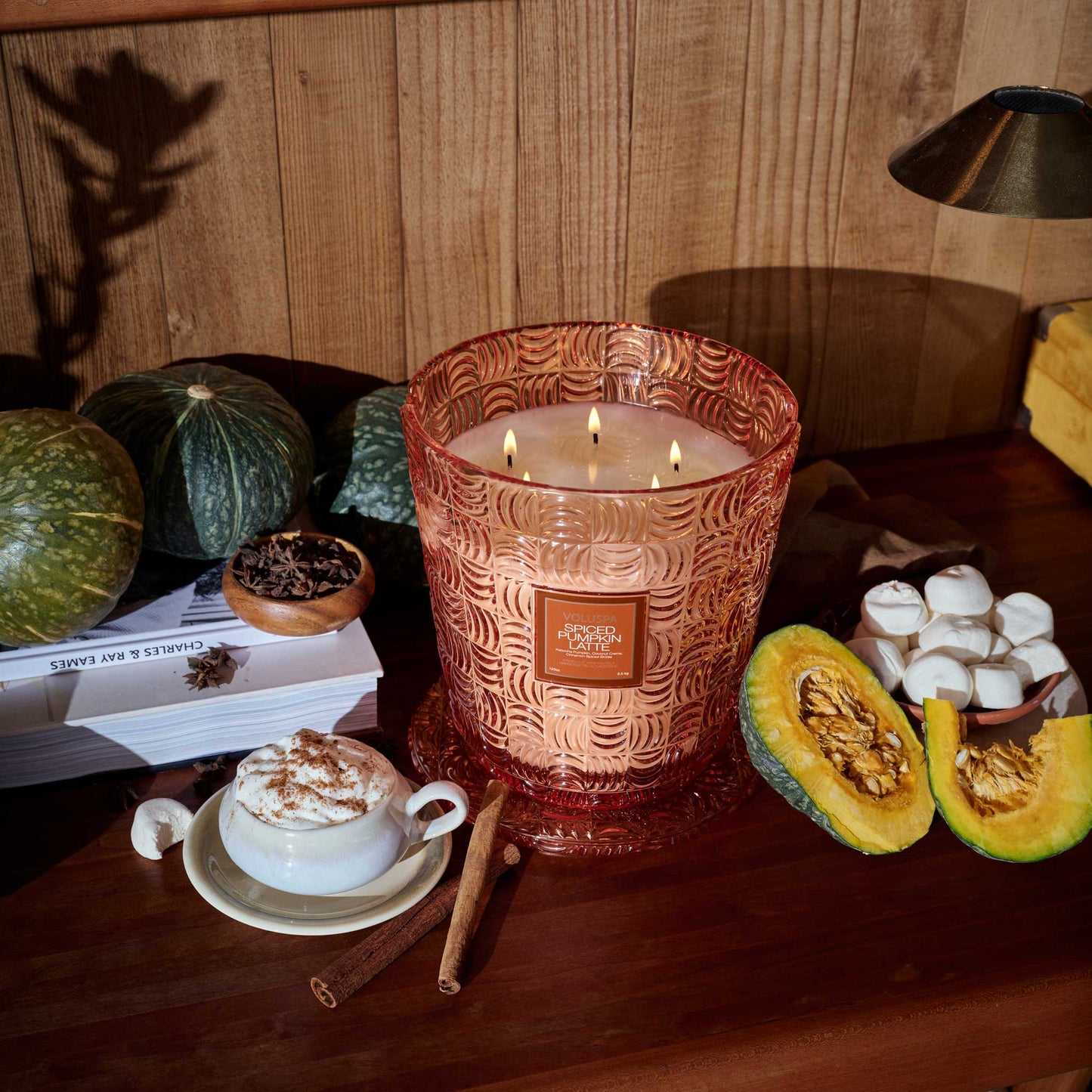 Spiced Pumpkin Latte - 5 Wick Hearth Candle