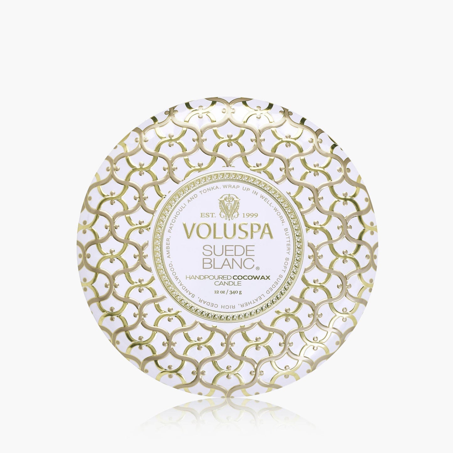 Suede Blanc - 3 Wick Tin Candle