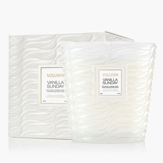 Vanilla Sunday - 3 Wick Hearth Candle